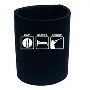 Eat Sleep Shoot - Funny Novelty Stubby Holder