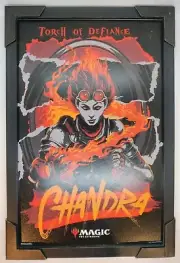 Magic The Gathering Chandra Wooden Poster Chandra