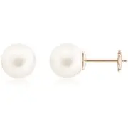 Classic Freshwater Pearl Solitaire Studs