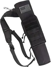 [KRATARC] Archery Lightweight Back Arrow Quiver Dual Use Foldable Compact Hip Arrows Bag with Molle System Pocket Hanged for Target Shooting Hunting