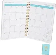 Gadpiparty Weekly Planner Notebook Academic Year Scheduling Book Elegant Daily Monthly Agenda Event Logging Mood Tracking for Students Professionals