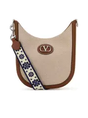 Valentino Garavani Medium Hobo Antibes Canvas Bag