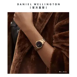 Daniel Wellington 手錶 Iconic Link 28mm/32mm精鋼錶 特調玫瑰金(DW00100212 DW00100214)/ 32mm