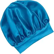 Satin Hair Drying Towel, Hair Plopping Towel, Elegant Satin Hair Towel for Women, Chic Silk Hair Wrap, Comfortable Hair Turban Wrap for Home