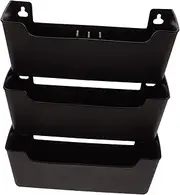 SHINEOFI 1 Set File Storage Box Stationery Paper Monitor Document Crate Bin Organizer Wall Storage Shelf Pencil Holder for Desk Magazine Holder Wall Magazine Rack Proof Door Plastic Coffee