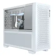 ALmordor Mini Tower Computer PC Case, Mini ITX Chassis for Gaming Desktop, White