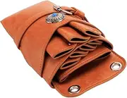 Healvian Hair Stylist Scissor Pouch Barber Waist Pouch Compartments for Salon Tools