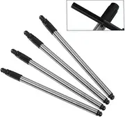 BST BSSP 4 PCS Rapid Install Adjustable Pushrod Set Chrome Cover Kit Compatible with 1999-20 Harley Twin Cam