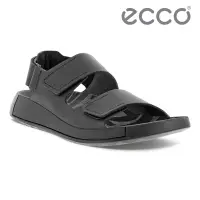 在飛比找Yahoo奇摩購物中心優惠-ECCO 2ND COZMO M 科摩可調式休閒皮革涼鞋 男