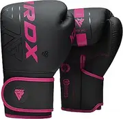 RDX Women Boxing Gloves Sparring Muay Thai, Premium Maya Hide Leather, KARA Patent Pending, Kickboxing MMA Fight Training, Punch Bag, Focus Mitts Pads Double end Ball Punching Workout, Ventilated Palm