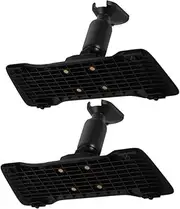 KOMBIUDA 2Set Car Rearview Mirror Holder Durable Dash Cam Mount with Easy Installation for Various Vehicles Includes Pipe Bracket Back Plates Essential Car Accessories