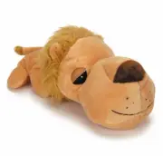 Dog Plush Squeaker Toy Lion 11" For Medium Large Dogs Super Cute Snuggle FatHedz