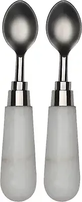 Thirstystone Cocktail Spoons, White