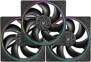 Thermalright TL-S12 X3 CPU Fan,PWM Silent Computer Fan Under 23.2dB(A) for Case Liquid Cooler and CPU Air Cooler, Desktop Quiet PC Cooling,Thin Aperture Light Effect