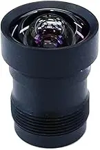 4K CCTV Lens HD 12MP 3.9MM M12 X0.5 Interface Aperture F2.8 Format 1/2.33 Inch Distortionless with 650nm IR Filter for Surveillance Camera