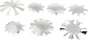 7pcs Manicure Trimmer Stencil Template Tips Cutter Tools for DIY Nail Art