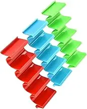 Cabilock 3pcs Mexican Pancake Rack Creative Tortilla Holder for Organizing Crepes Burritos and Sandwiches Kitchen Storage Accessories Green Blue Red
