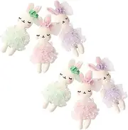 Generic 6pcs Cute Rabbit Dolls DIY Craft Kit Adorable Stuffed Animals for Hair Accessories Home Decor Collectibles for All Ages Fun Bunny Ornaments Soft