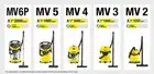 12X Fleece Filter Bag For Karcher MV 4 Premium MV 5 Premium MV6 P Premium Vacuum