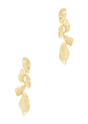 Alexis Bittar Mosaic Molten 14kt Gold-plated Drop Earrings - One Size One Size