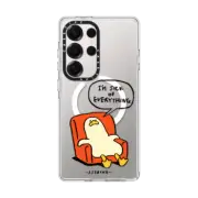 Galaxy S25 Ultra Clear Magnetic Case Melting duck