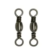 100PCS Fishing Barrel Swivel Rolling Ball Bearing Swivel Hook Lures Connector