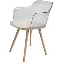 在飛比找momo購物網優惠-【YOI傢俱】德國OOLAND品牌 卡賽爾椅 透明款2色可選