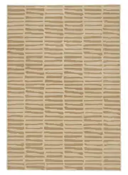 Sahba Textured Abstract Neutral Washable Rug