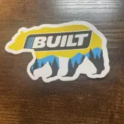 Built Bars Sticker Decal! Bear Mountains Outdoor
