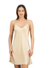 [Pleasure State] Silk Brilliance Chemise in Champagne