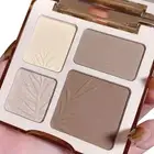 4 Colors Highlighter Palette Shading Face Matte Powder Bronzer Multifunction ...
