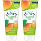 2 Pack St.Ives Naturally Clear Fresh Skin Apricot Exfoliant Scrub 6 Oz Each