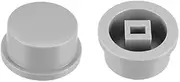XYWHPGV 25pcs Tactile Push Button Switch Caps 13.5x7.5mm for Micro Tactile Switch Grey(9840e 91067 93f34 c549e a8c5e 67bf2