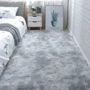 Wtempo Carpet Bedroom Bedside Carpet Plush Living Room Full Floor Mat Girl Ins Room Dirty Carpet Sofa Rug Warm Large Area Cushion light grey 40*120cm