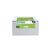 10 Rolls of Dymo Genuine 12mm Black Text on White Label Cassette - 7 meters (2093097)