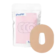 25 Pack Glucology Dexcom G6 CGM Patch | Adhesive & Water Resistant | Beige