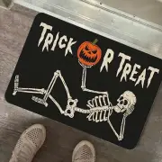 Halloween Theme Doormat Halloween Skeleton Floormat Welcome Mat For Bathroom