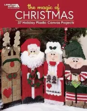 Plastic Canvas Pattern Book The MAGIC Of CHRISTMAS ~ 37 Designs Decor, Ornament+