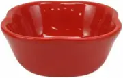 Ebros Ceramic Red Bell Pepper Vegetable 12oz Bowl Soup Condiments Container 1 PC