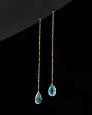 14K Italian Gold Threader Earrings