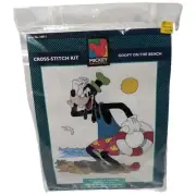 Goofy Cross Stitch 36011 Mickey Unlimited On The Beach 90s Disney Grandma