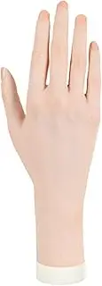 Perfeclan Practice Mannequin Hand Jewelry Display Holder Bendable Flexible Practice Hand for Acrylic Nails for Necklace Bracelet Bangle, Right Hand