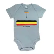 Thevandal Little Belgian Baby Bodysuit - Light Blue Size 6-12 Months