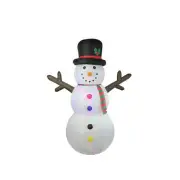 8 Inflatable Lighted Twinkle Snowman Christmas Yard Art Decoration