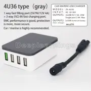 DC DC Power supply 12V 24V 36V To 5V USB QC 2.0 3.0 Quick charger for Car Boat