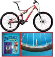 Mountain Bike-Ziggyboy Bullet Valve Covers-Specialized/Mongoose/Giant/Cannondale