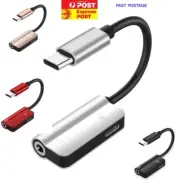 2 in 1 USB C Type C To 3.5mm Adapter Charging Cable Headphone Jack For Huawei