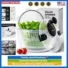 3-in-1 Lettuce Spinner with Storage Lid & Drain - 3.7 Qt Multi-Use Kitchen Tool