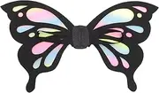 ANDRESLAD Butterfly Wings Delicate Butterflies Wing Fairy Wings Cloth Butterflies Wing Women Cosplay Wing Prop Performance Butterflies Wing Butterfly Wing Clothes Black Felt