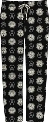 Loki Marvel Thor Comics Movie Black All Over Print Sleep Pajama Pants New